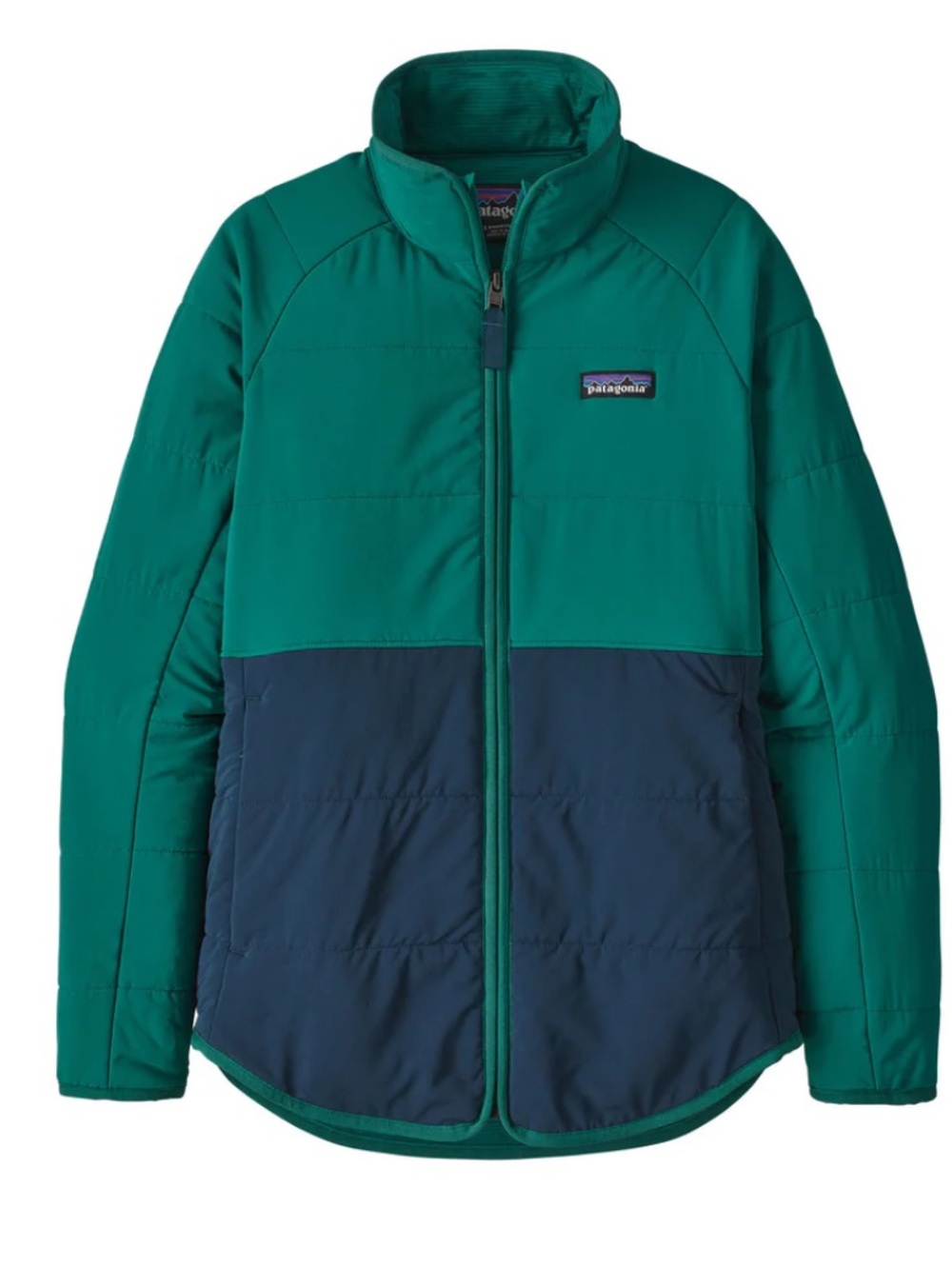 Women’s Patagonia Pack In Jacket Blue and Green Size Small